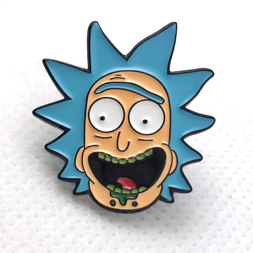 Rick Enamel Pin - Picture 2 of 3